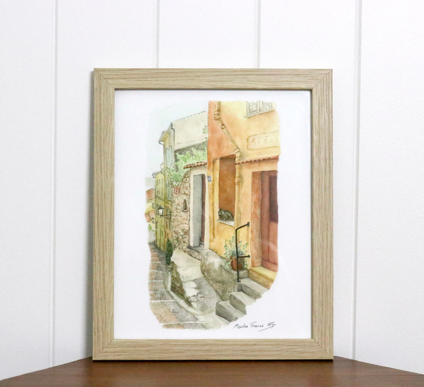 Meow in Menton Fine Art Print