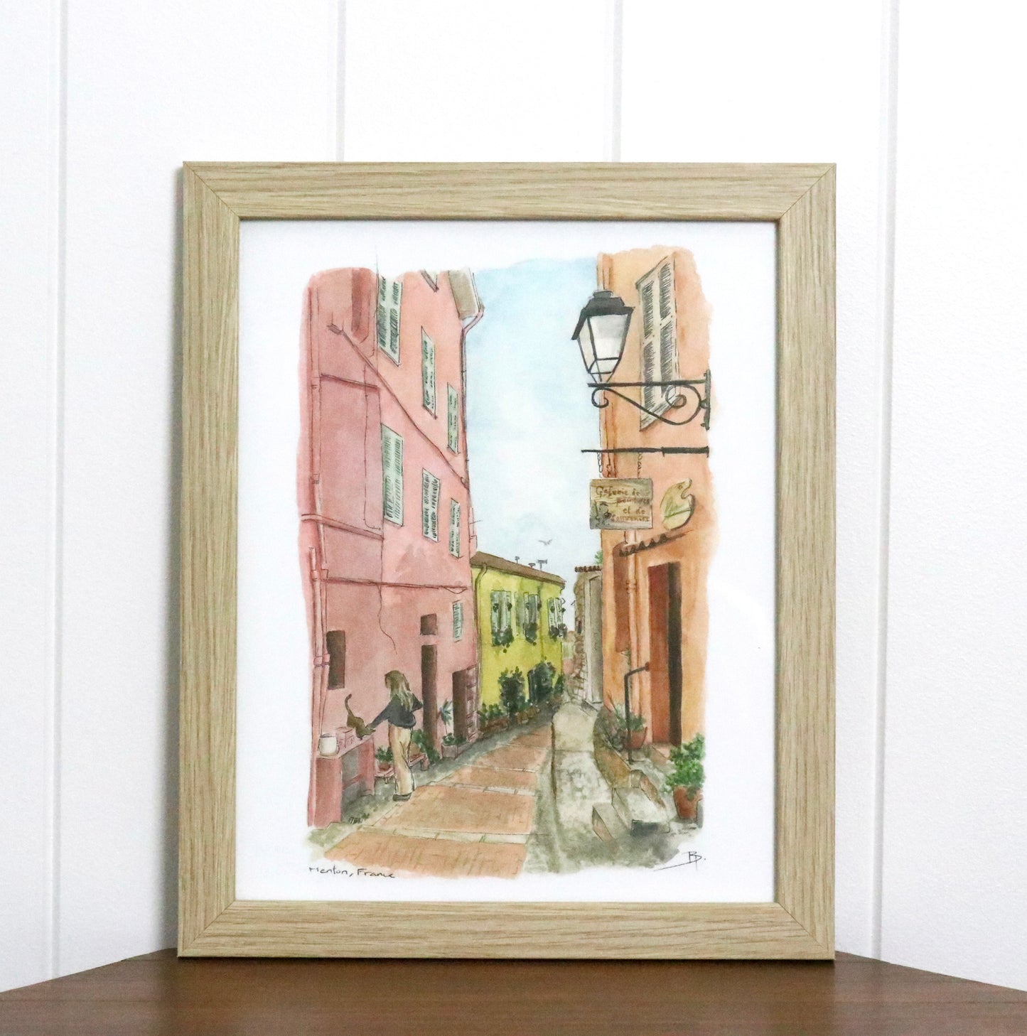 Pink Yellow Ally Fine Art Print