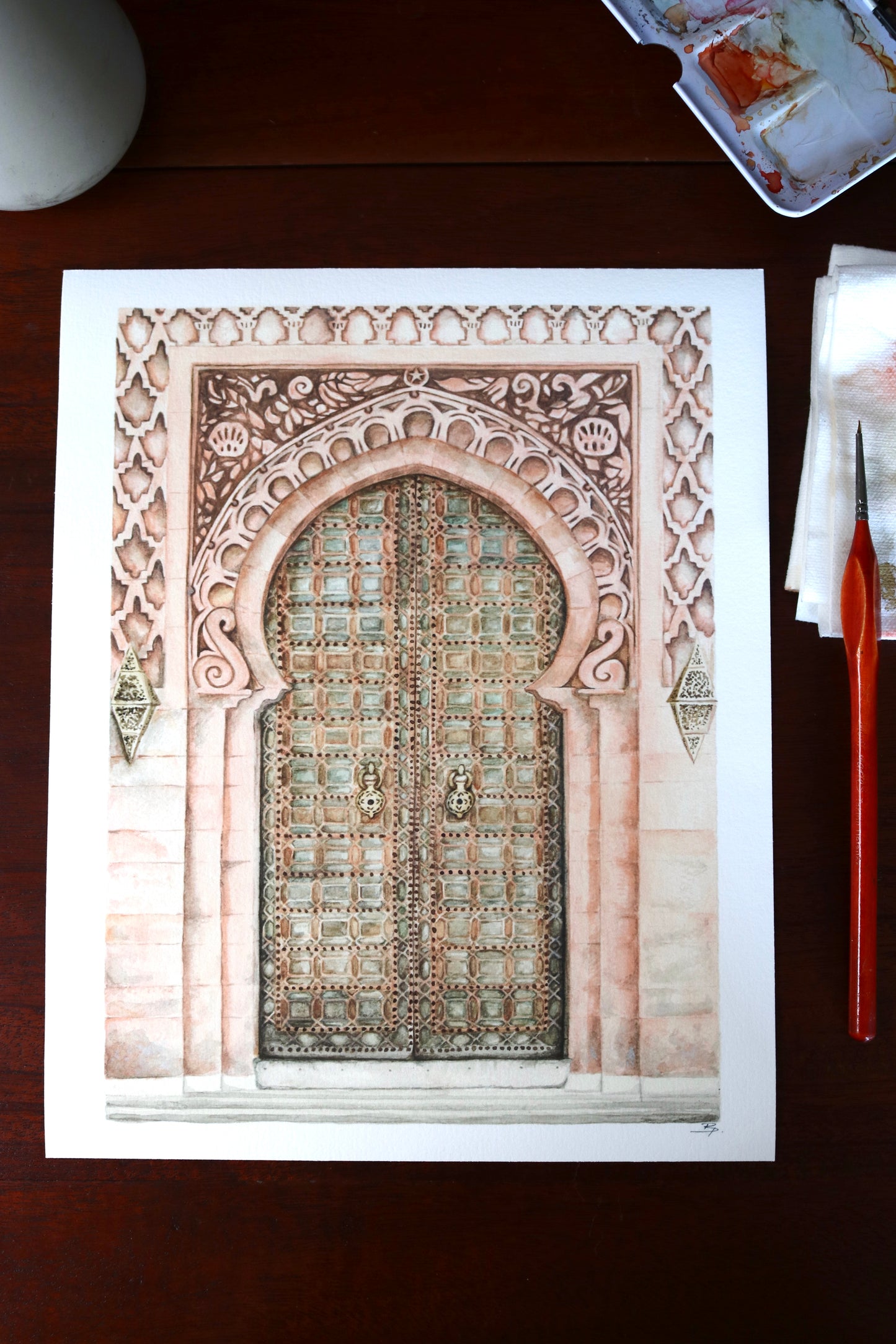 Moroccan Door Fine Art Print