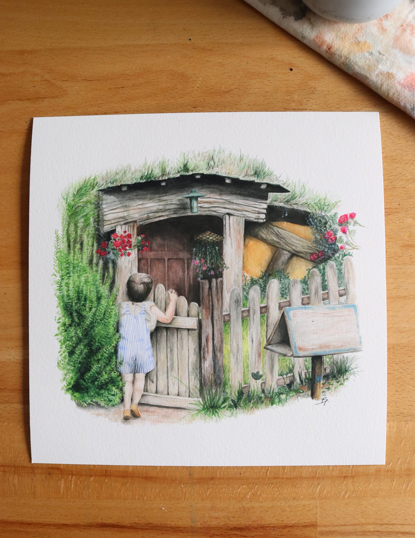 Commissioned Original Watercolour Painting - Childhood Portraits