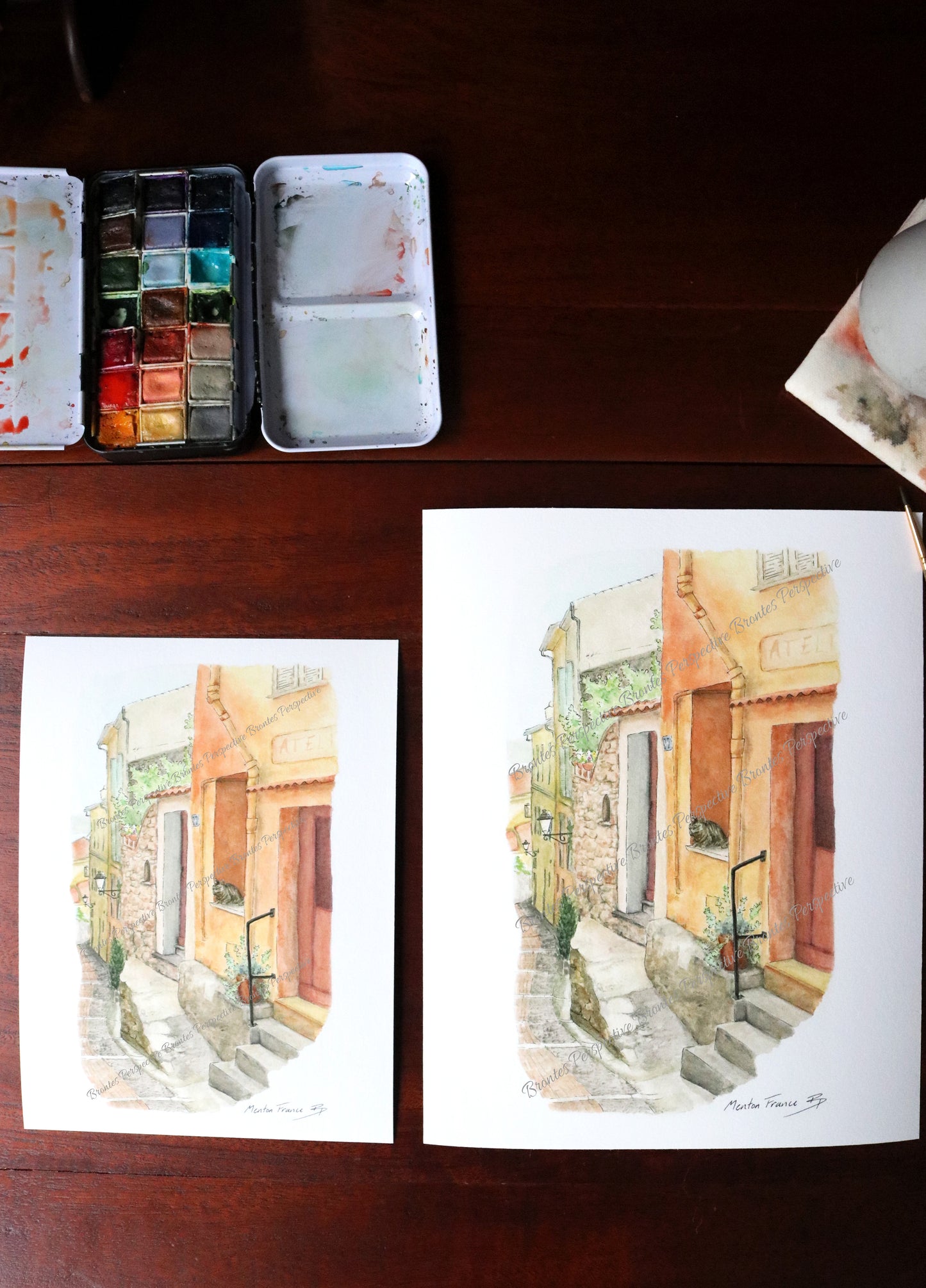 Meow in Menton Fine Art Print