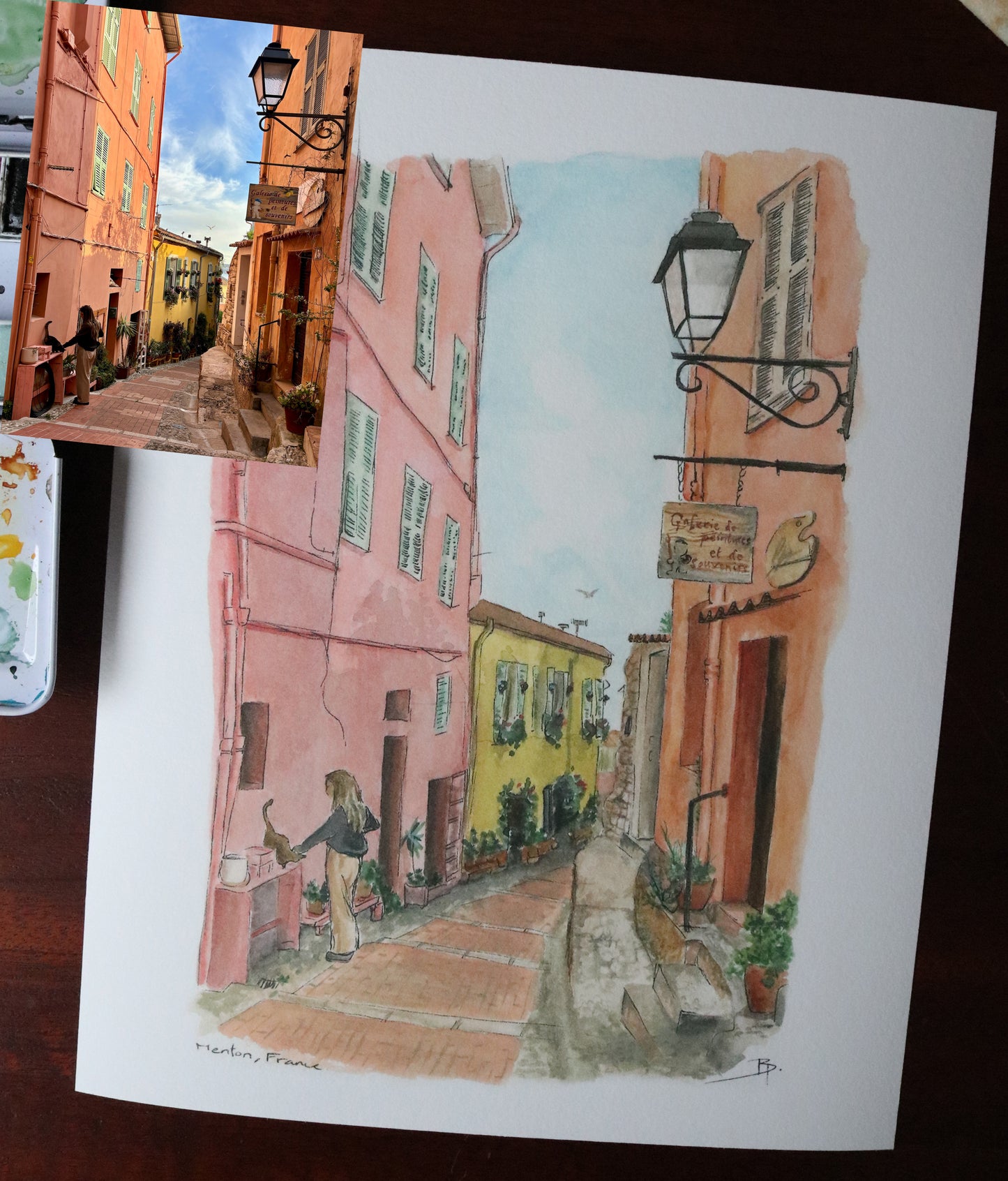 Commissioned Original Watercolour Painting - To Paint a Place